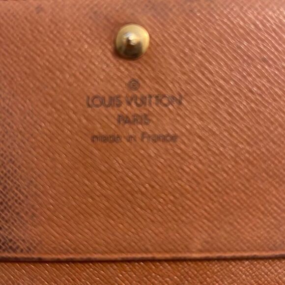 Louis Vuitton Brown Monogram Porte-Amon air Tresor Wallet - Picture 8 of 15